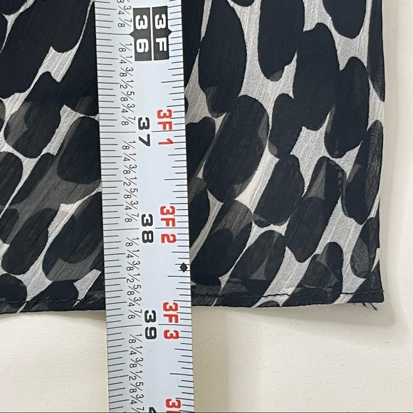 JBS Chiffon Midi Dress Size 6 Flirty Ruffles Whimsygoth Whimsical Y2K 90s Multi - Picture 10 of 11